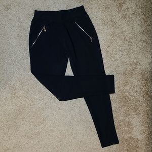 Zipper Pocket Skinny Pants